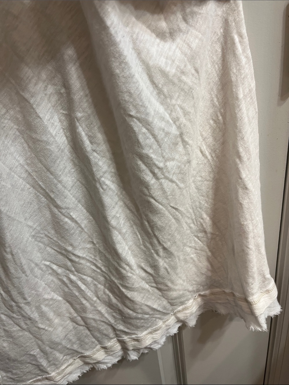Free People Cream Button-Front Peasant Tunic - Picture 15 of 16